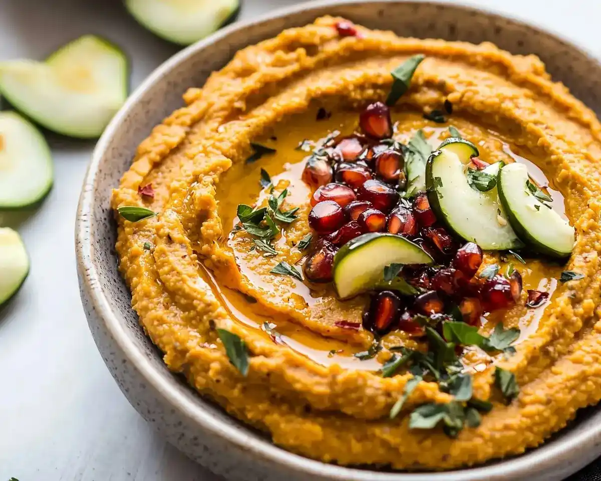 Minute Creamy Pumpkin Hummus: Silky Smooth Fall Favorite